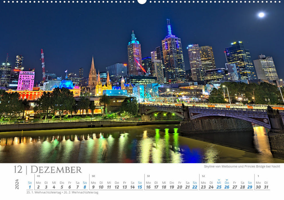 Australien - Highlights Ostküste (CALVENDO Premium Wandkalender 2024)
