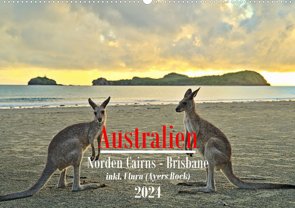 Australien - Norden Cairns-Brisbane (CALVENDO Wandkalender 2024)