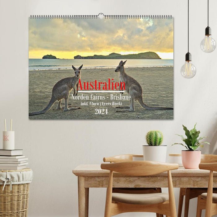 Australien - Norden Cairns-Brisbane (CALVENDO Wandkalender 2024)