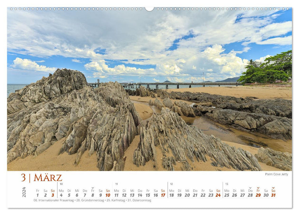 Australien - Norden Cairns-Brisbane (CALVENDO Wandkalender 2024)