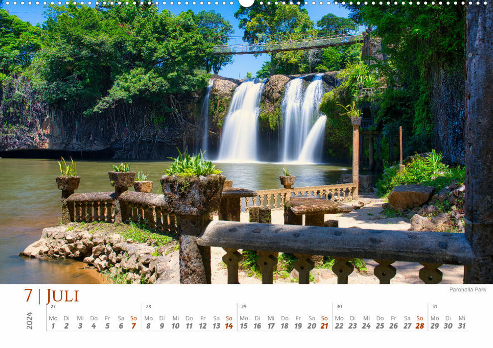 Australia - North Cairns-Brisbane (CALVENDO Premium Wall Calendar 2024) 