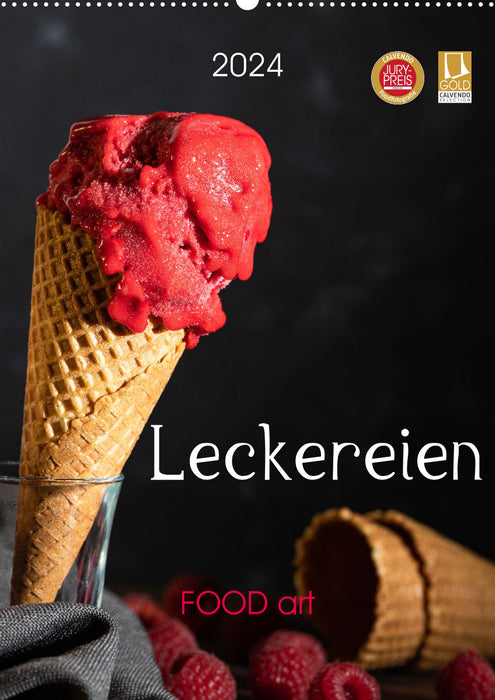 Leckereien - Food art (CALVENDO Wandkalender 2024)
