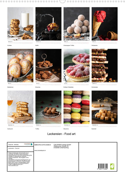 Treats - Food art (CALVENDO wall calendar 2024) 
