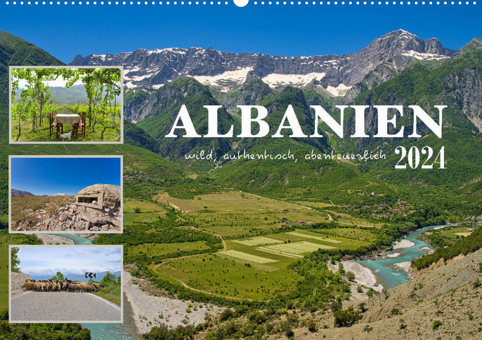 Albania - wild, authentic, adventurous (CALVENDO wall calendar 2024) 