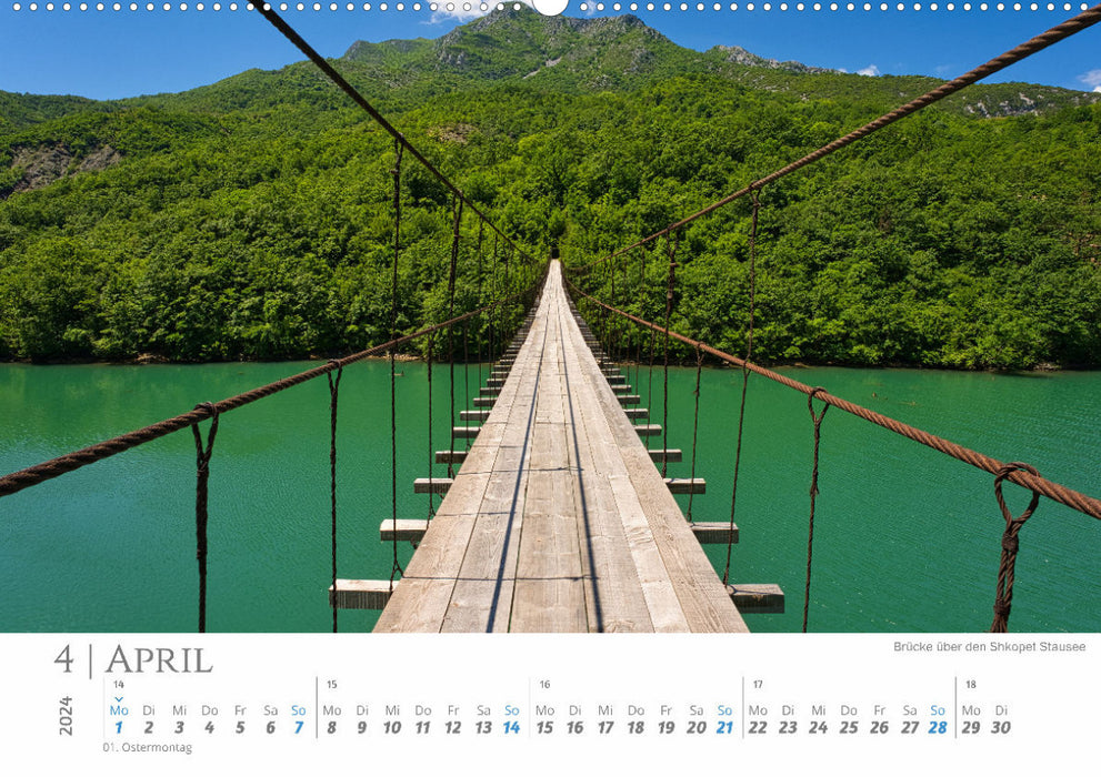 Albania - wild, authentic, adventurous (CALVENDO Premium Wall Calendar 2024) 