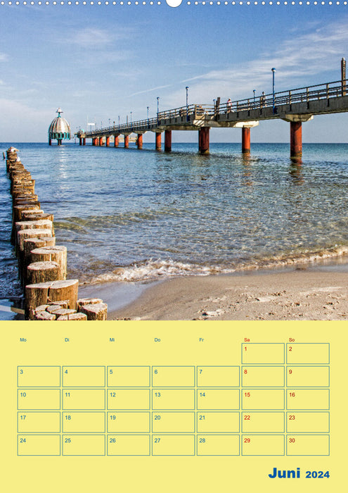 Place of longing: Fischland-Darß-Zingst (CALVENDO wall calendar 2024) 