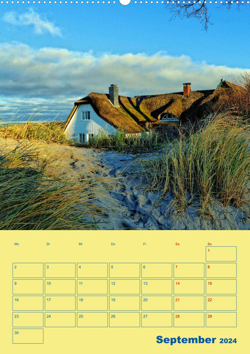 Place of longing: Fischland-Darß-Zingst (CALVENDO wall calendar 2024) 