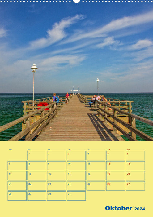 Sehnsuchtsort Fischland-Darß-Zingst (CALVENDO Premium Wandkalender 2024)