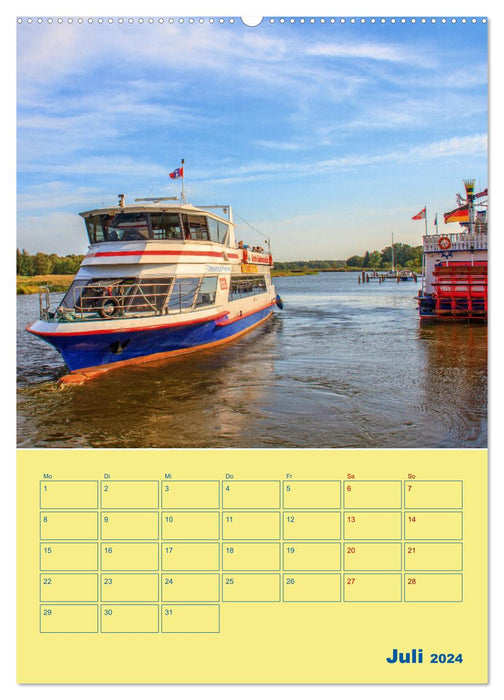 Sehnsuchtsort Fischland-Darß-Zingst (CALVENDO Premium Wandkalender 2024)