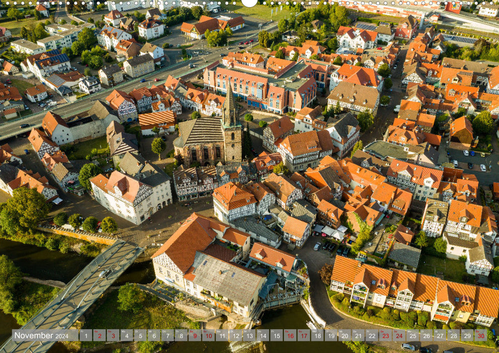 Une vue de Rotenburg an der Fulda (Calvendo Premium Wall Calendar 2024) 