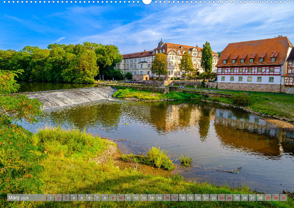 Une vue de Rotenburg an der Fulda (Calvendo Premium Wall Calendar 2024) 