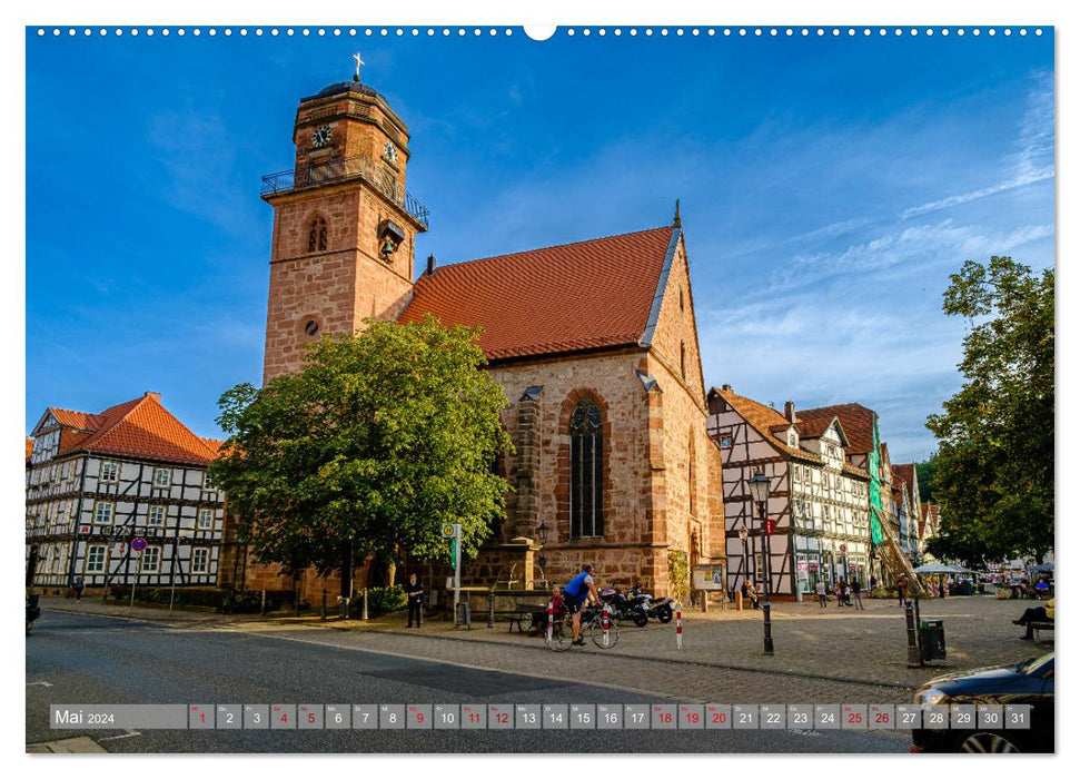 Ein Blick auf Rotenburg an der Fulda (CALVENDO Premium Wandkalender 2024)