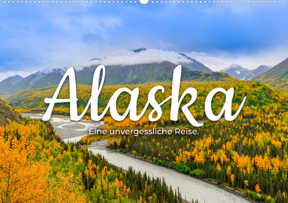 Alaska - Un voyage inoubliable. (Calendrier mural CALVENDO 2024) 