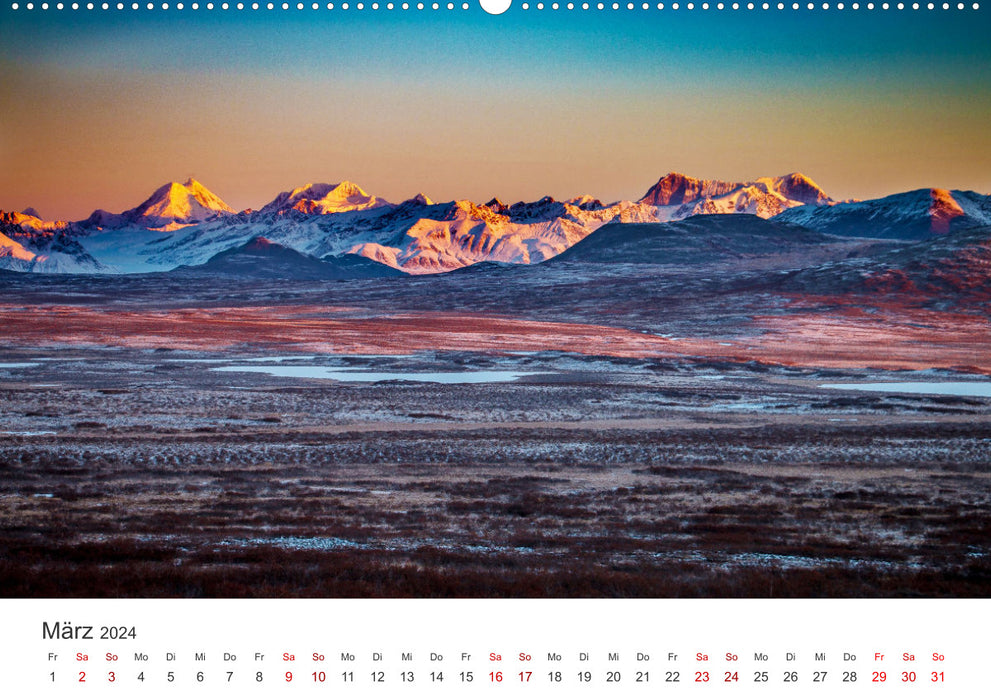 Alaska - Eine unvergessliche Reise. (CALVENDO Wandkalender 2024)