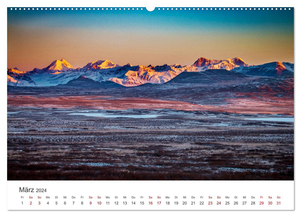 Alaska - Eine unvergessliche Reise. (CALVENDO Wandkalender 2024)