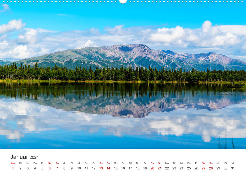Alaska - Eine unvergessliche Reise. (CALVENDO Premium Wandkalender 2024)