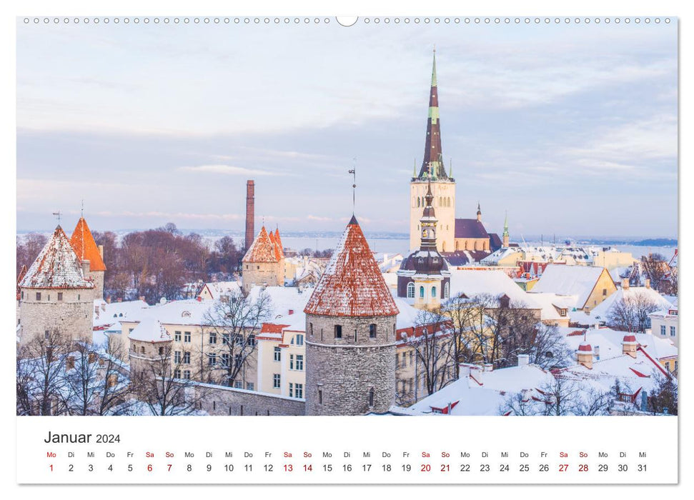 Estland - Ein unterschätztes Reiseziel. (CALVENDO Wandkalender 2024)