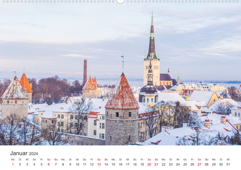 Estonia - An underrated travel destination. (CALVENDO Premium Wall Calendar 2024) 