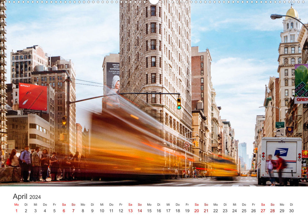 Au-dessus des nuages ​​à New York (Calvendo Premium Wall Calendar 2024) 