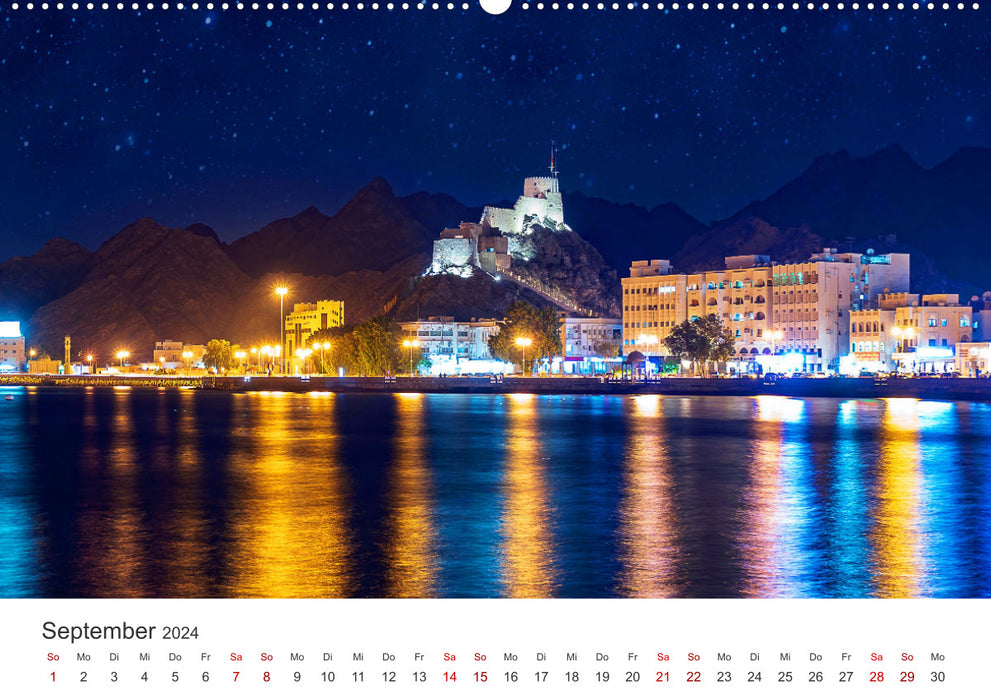 Oman - desert, sea and culture. (CALVENDO wall calendar 2024) 