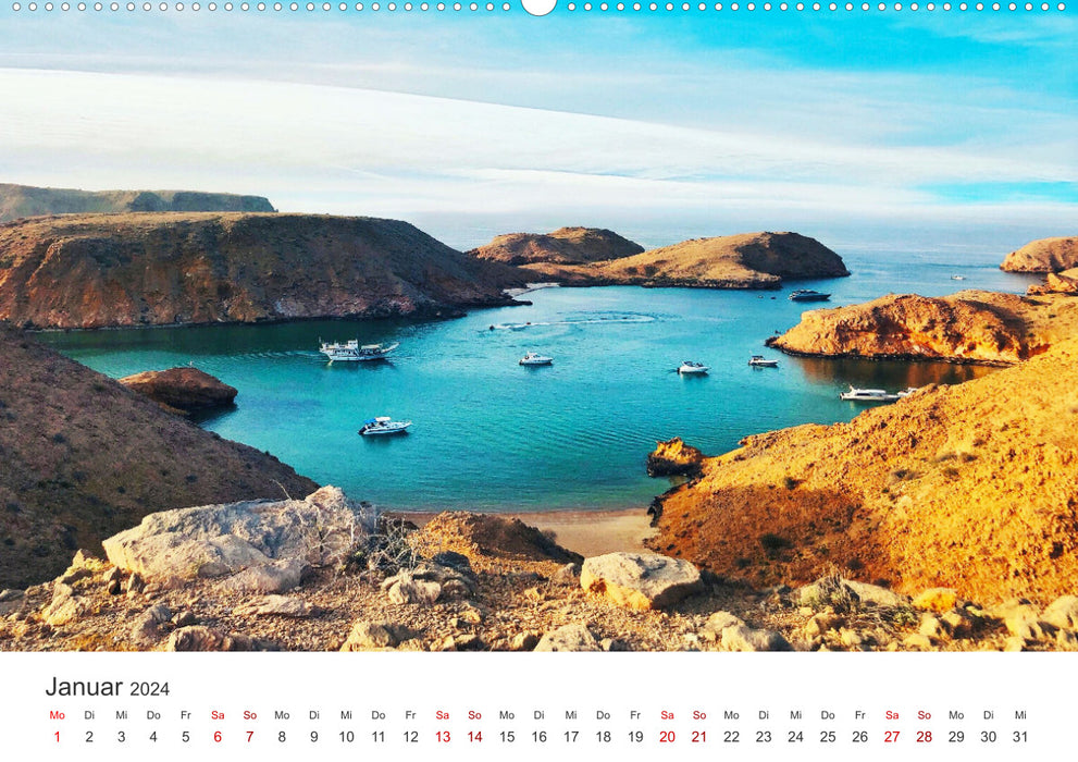 Oman - Wüste, Meer und Kultur. (CALVENDO Premium Wandkalender 2024)