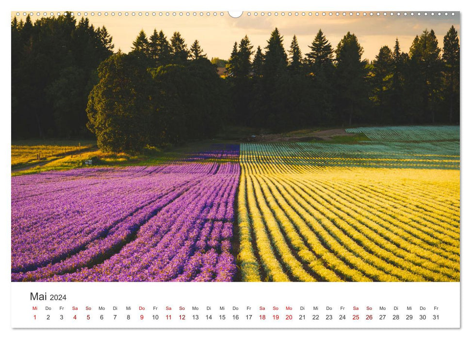 Oregon – La magnifique côte ouest américaine (Calvendo Premium Wall Calendar 2024) 