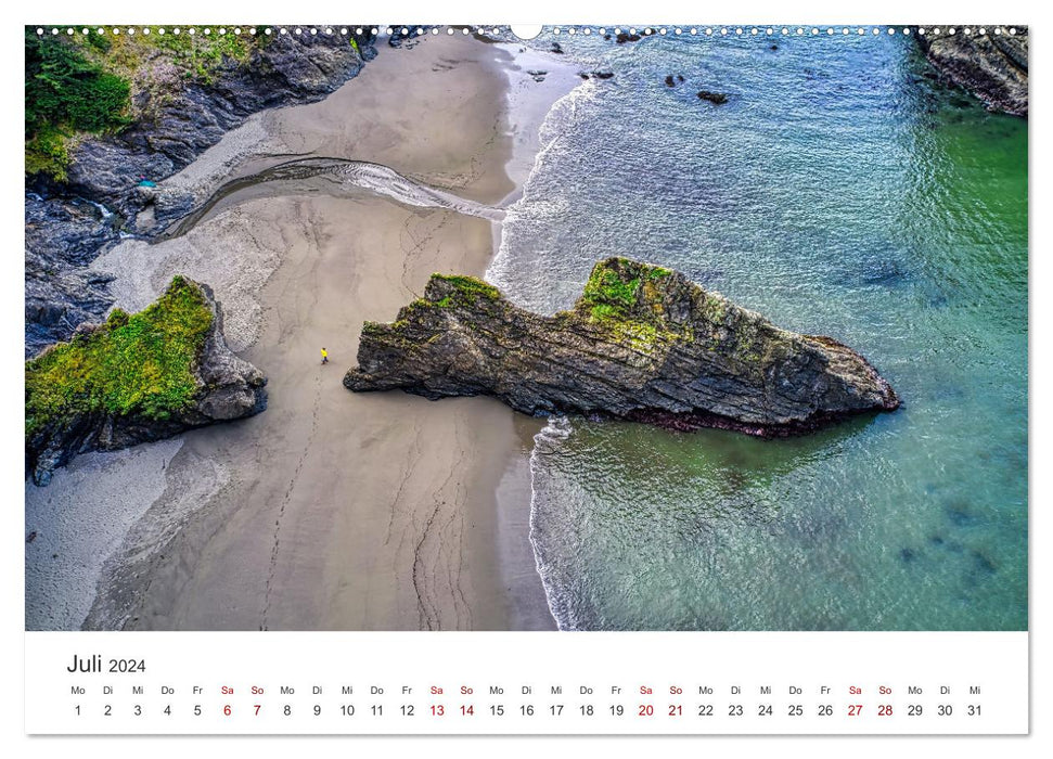 Oregon – La magnifique côte ouest américaine (Calvendo Premium Wall Calendar 2024) 