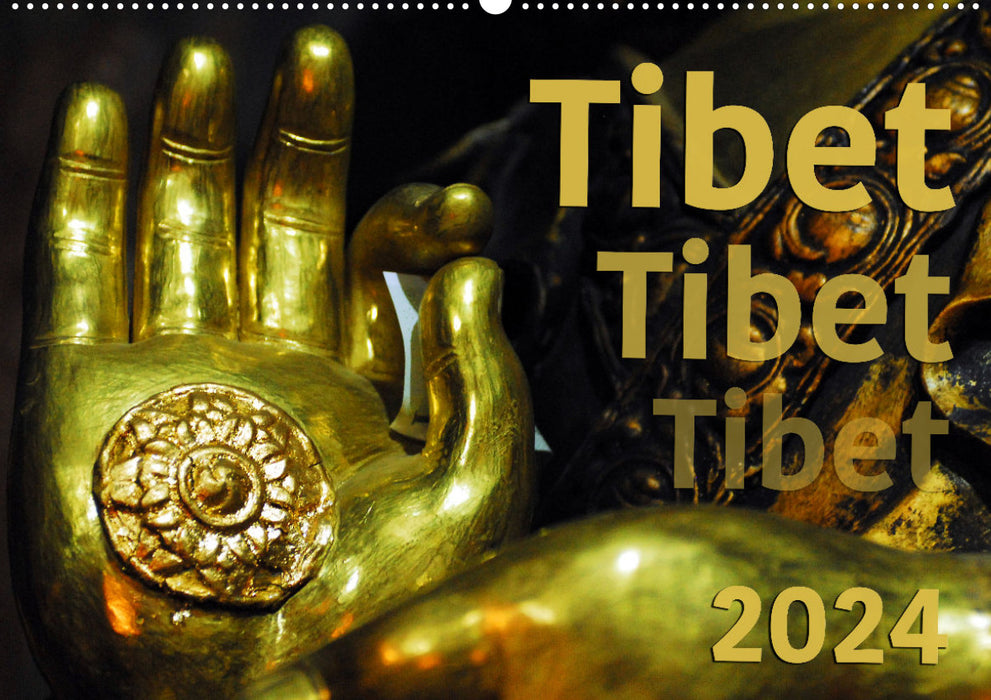 Tibet - Tibet - Tibet 2024 (Calendrier mural CALVENDO 2024) 