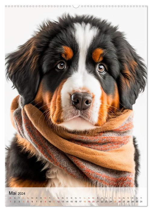 Bernese Mountain Dog - good-natured and loyal (CALVENDO wall calendar 2024) 