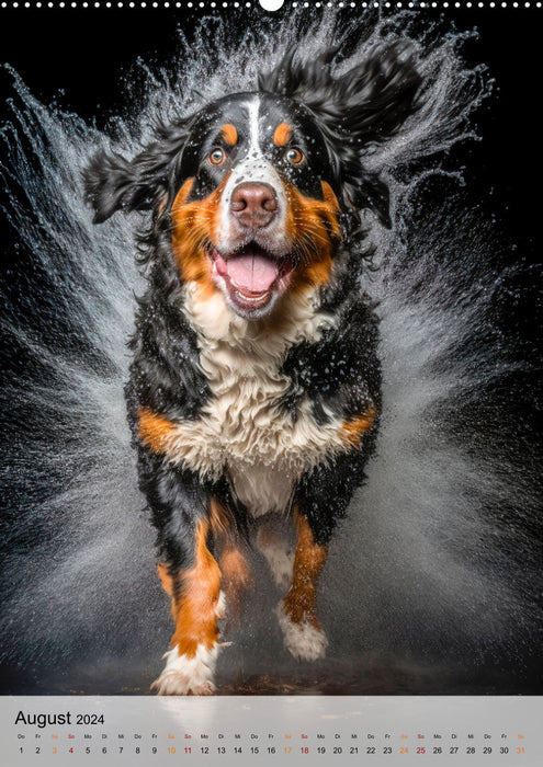Berner Sennenhund - gutmütig und treu (CALVENDO Wandkalender 2024)