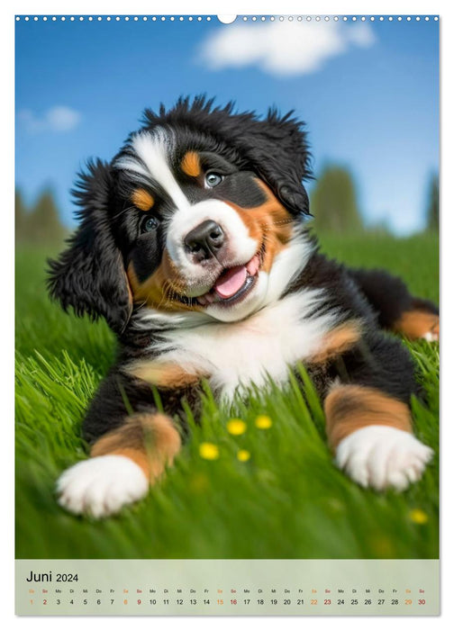 Bernese Mountain Dog - good-natured and loyal (CALVENDO Premium Wall Calendar 2024) 