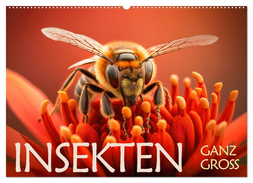 Insekten ganz gross (CALVENDO Wandkalender 2024)