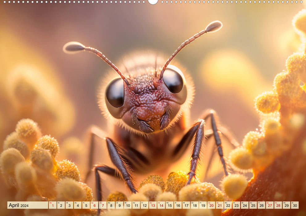 Insekten ganz gross (CALVENDO Wandkalender 2024)