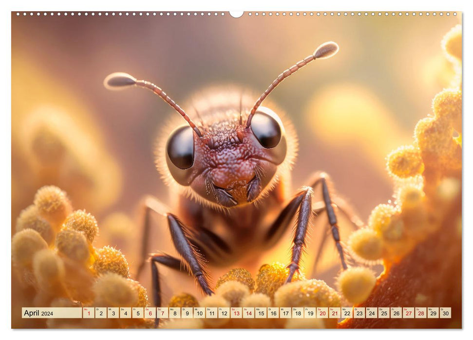 Insekten ganz gross (CALVENDO Wandkalender 2024)