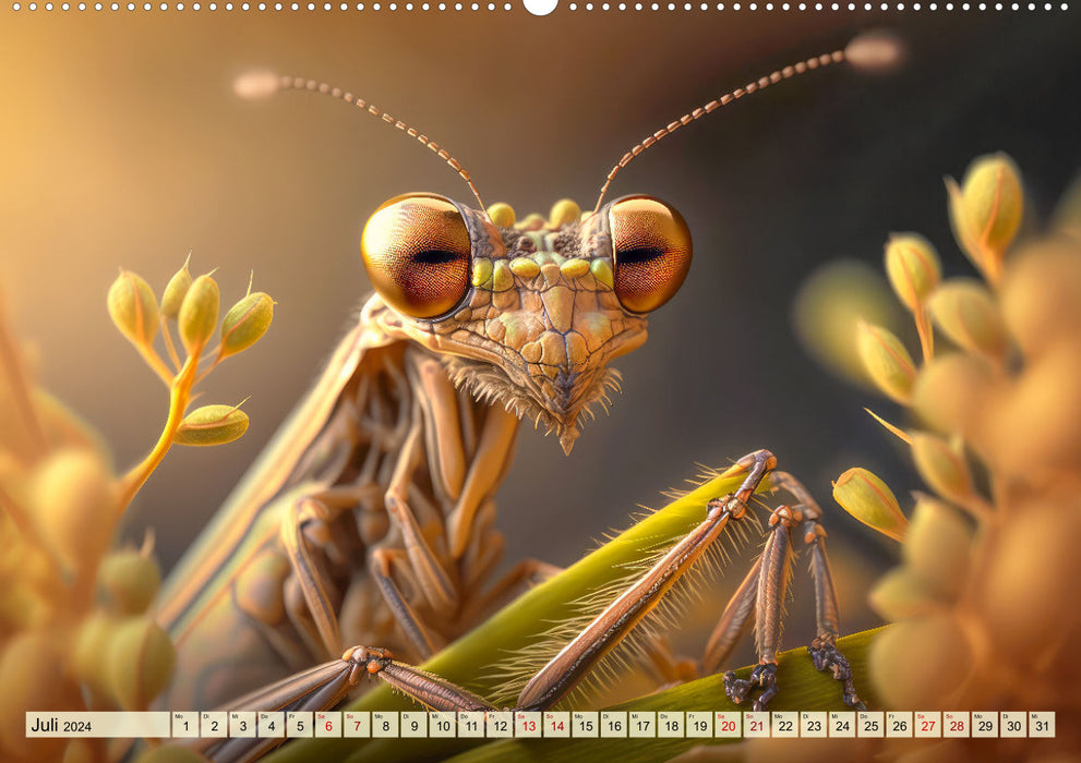 Insects really big (CALVENDO wall calendar 2024) 