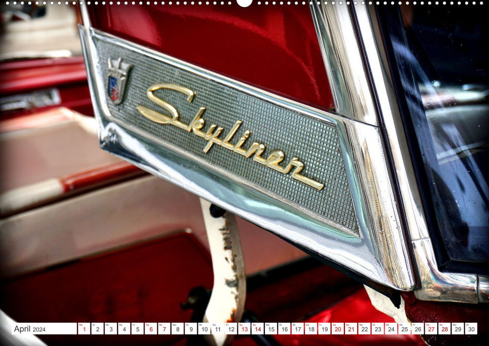 BEST OF SKYLINER - Ford Skyliner und Sunliner 1957 (CALVENDO Wandkalender 2024)