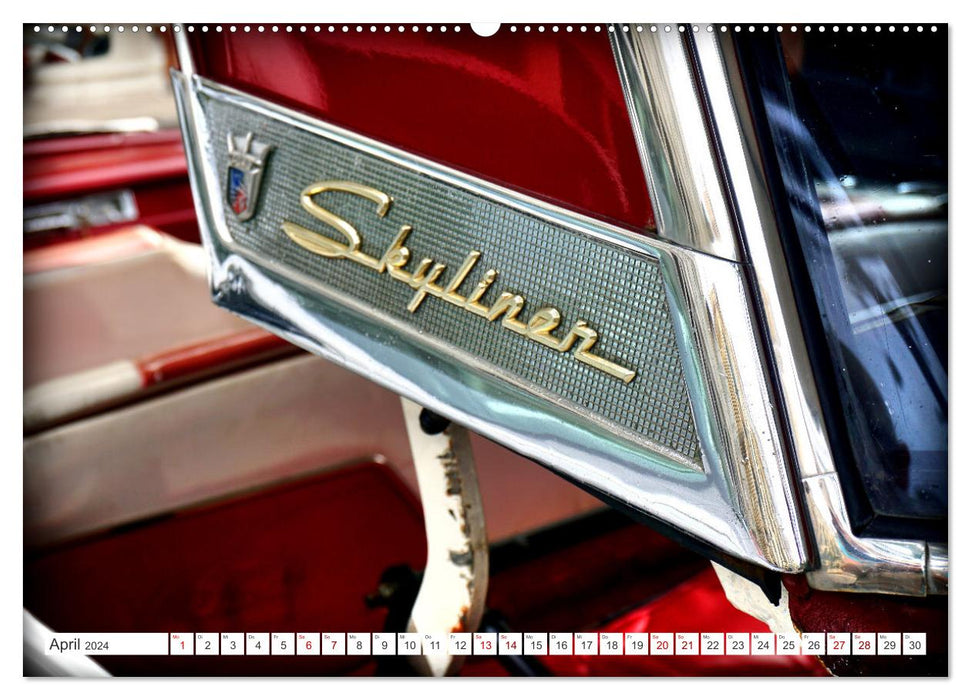 BEST OF SKYLINER - Ford Skyliner und Sunliner 1957 (CALVENDO Premium Wandkalender 2024)