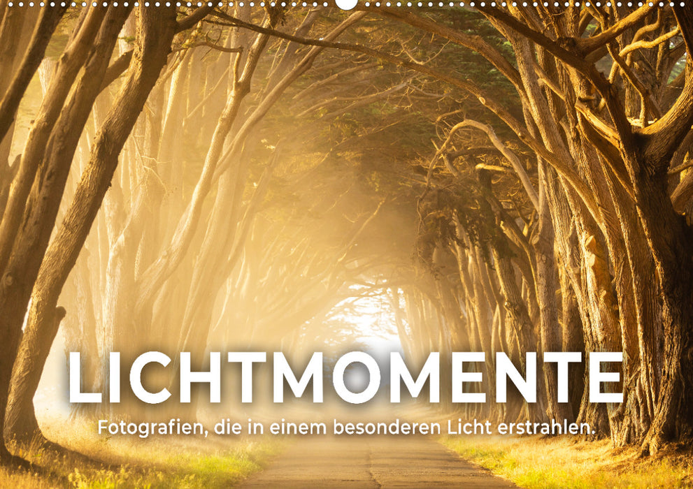 Moments of light - photographs that shine in a special light. (CALVENDO wall calendar 2024) 