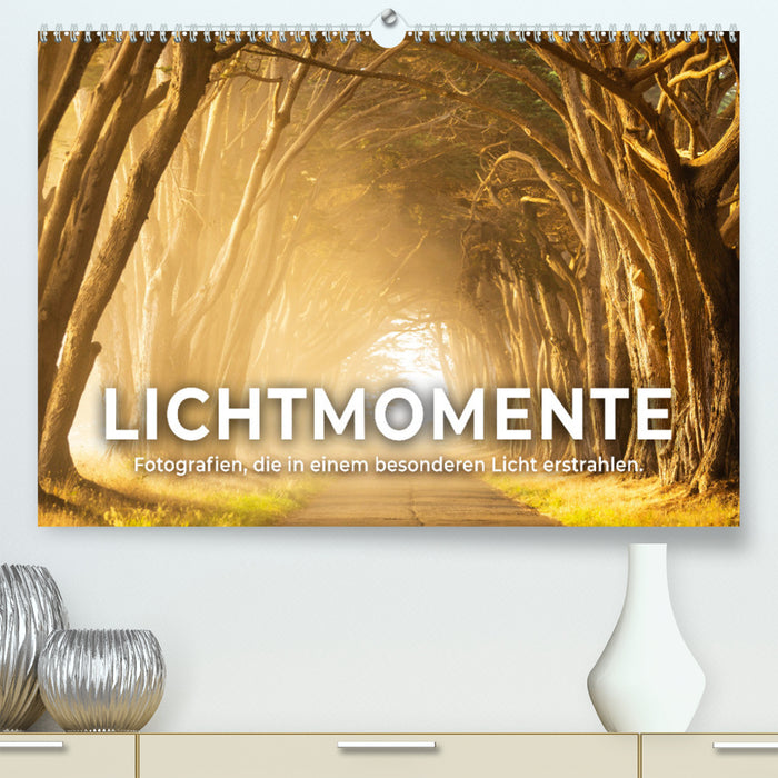 Moments de lumière - des photographies qui brillent sous une lumière particulière. (Calendrier mural CALVENDO Premium 2024) 