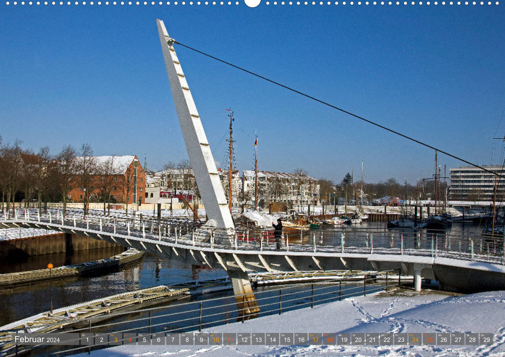 Bremen-Nord - maritime and pleasant (CALVENDO wall calendar 2024) 