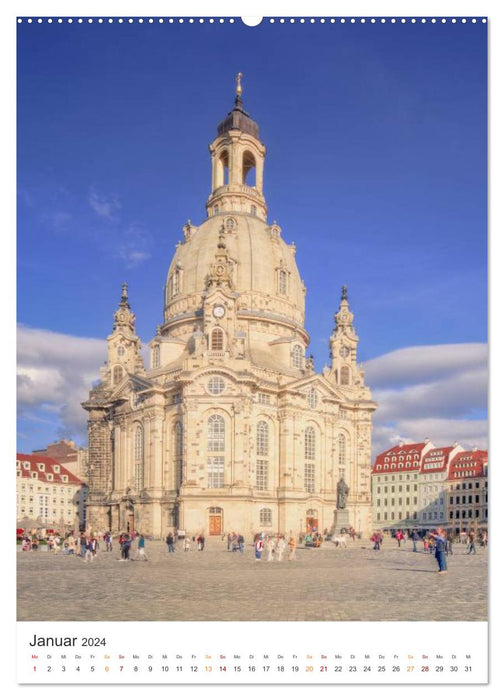 Highlights in Dresden (CALVENDO Wandkalender 2024)