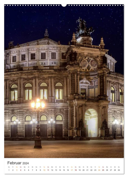 Highlights in Dresden (CALVENDO wall calendar 2024) 