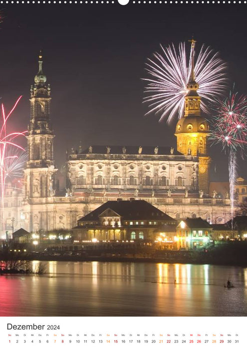 Highlights in Dresden (CALVENDO Premium Wandkalender 2024)