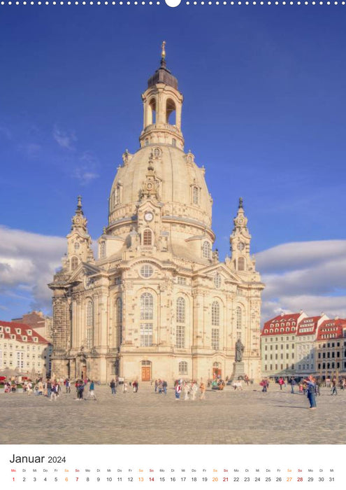 Highlights in Dresden (CALVENDO Premium Wall Calendar 2024) 