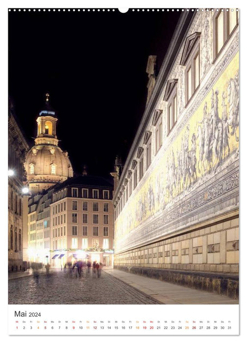 Highlights in Dresden (CALVENDO Premium Wandkalender 2024)