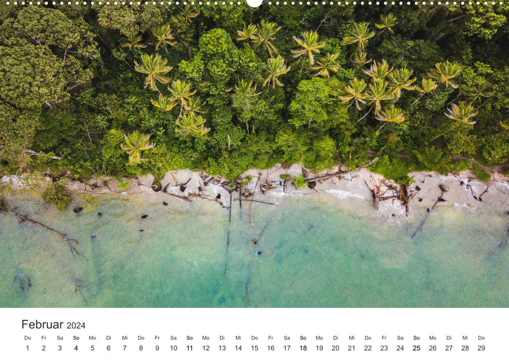 Costa Rica - exotic wildlife and untouched nature (CALVENDO wall calendar 2024) 
