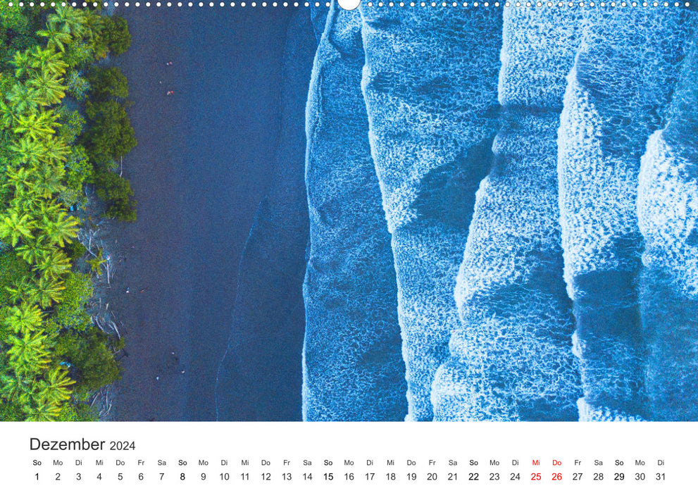 Costa Rica - exotic wildlife and untouched nature (CALVENDO Premium Wall Calendar 2024) 