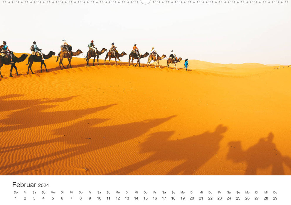 Maroc coloré (Calvendo Premium Wall Calendar 2024) 