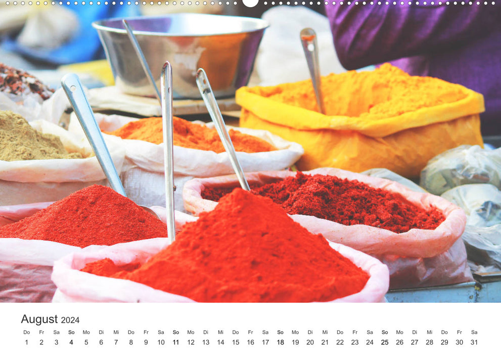Colorful Morocco (CALVENDO Premium Wall Calendar 2024) 