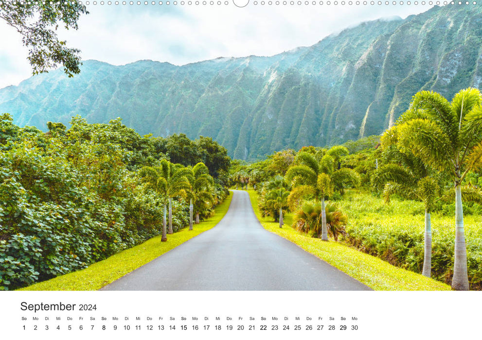 Himmlisches Hawaii (CALVENDO Premium Wandkalender 2024)